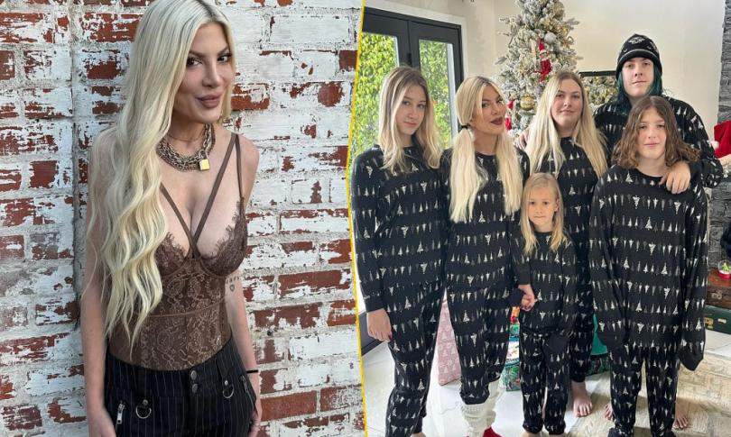 Тори Спеллинг попала в ДТП в Калифорнии вместе с детьми