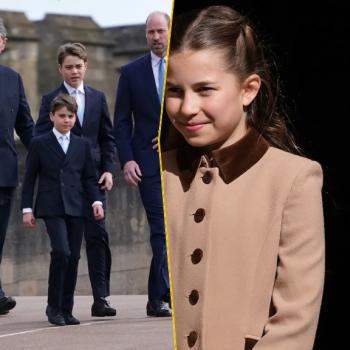 Дети Уильяма и Кейт впервые после Рождества вышли в свет на Пасху