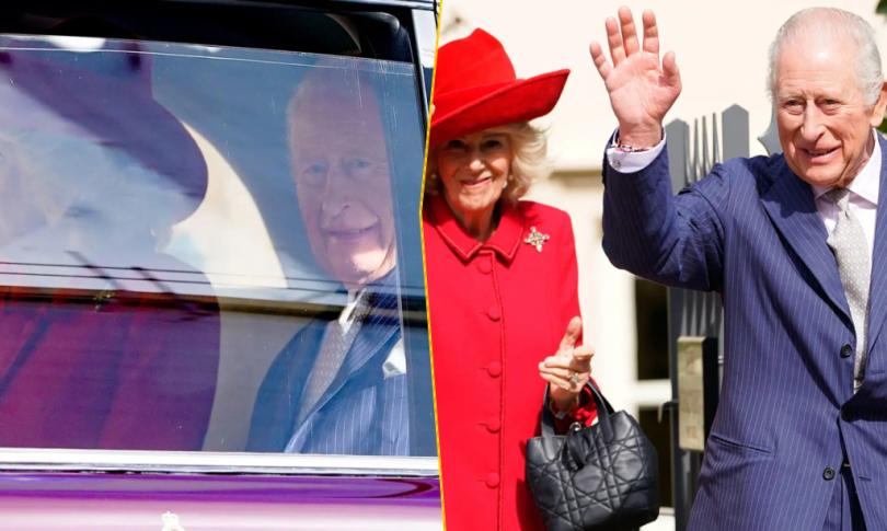 Король Карл III и королева Камилла встретили Пасху с семьей в Виндзоре Король Карл III и королева Камилла встретили Пасху с семьей в Виндзоре