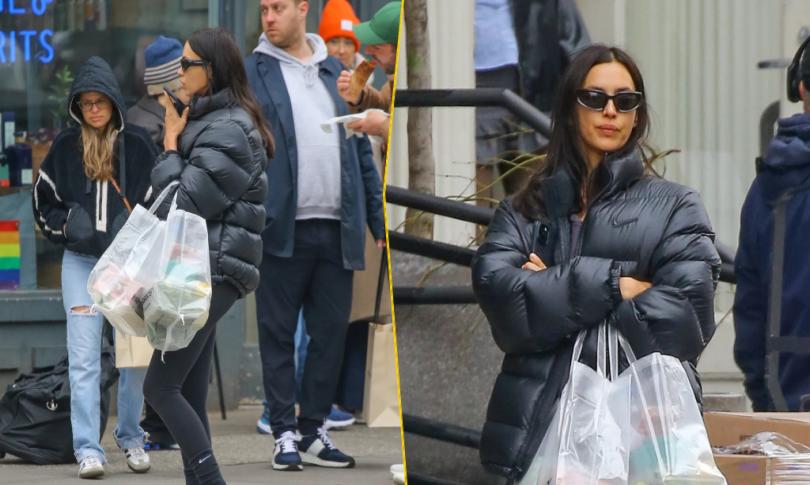 Ирина Шейк вышла за продуктами и снова превратила обычный образ в модное заявление