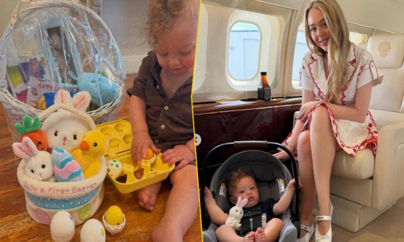 Тиффани Трамп показала редкие фото сына в его первую Пасху