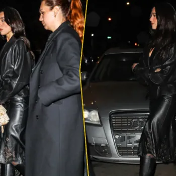 Светлая сумка против черного total look:почему образ Дуа Липы сработал