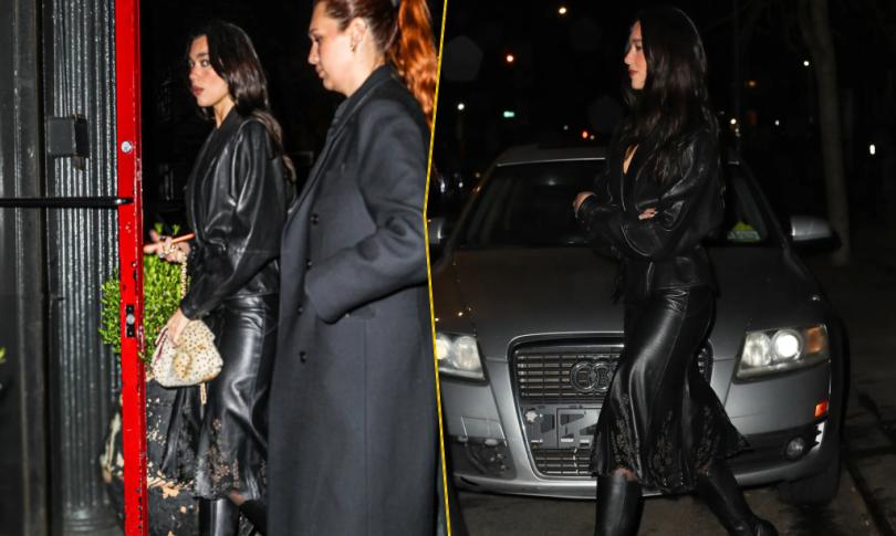 Светлая сумка против черного total look:почему образ Дуа Липы сработал Светлая сумка против черного total look:почему образ Дуа Липы сработал