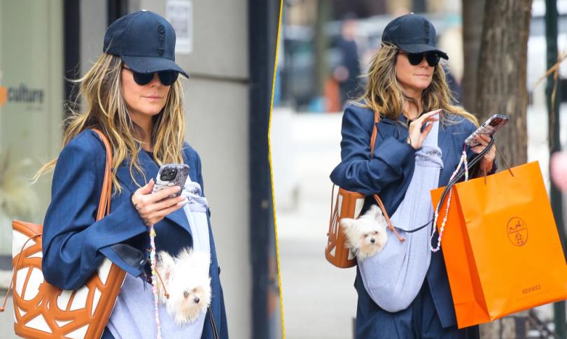 Хайди Клум показала, как одна сумка может изменить весь образ