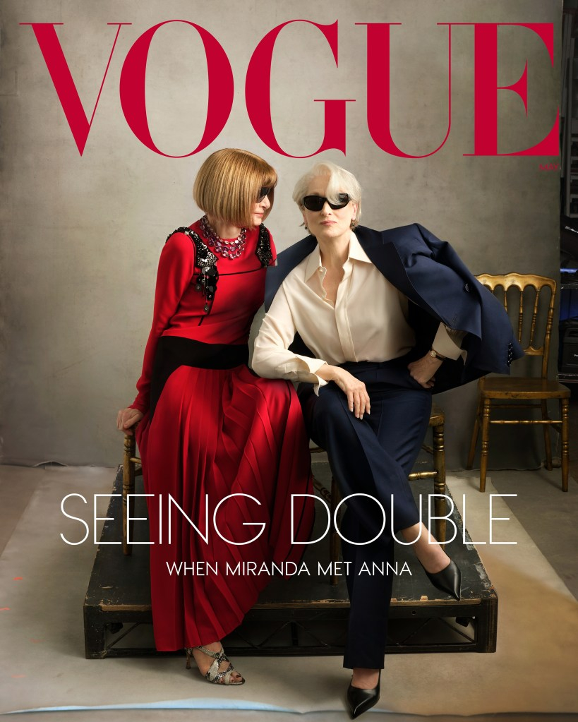 Приготовьтесь: Анна Винтур и Мерил Стрип вместе на обложке майского номера Vogue