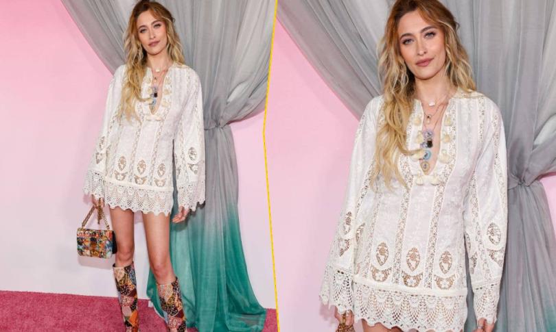 Пэрис Джексон блистала на Fashion Trust US Awards 2026 в кружевном мини