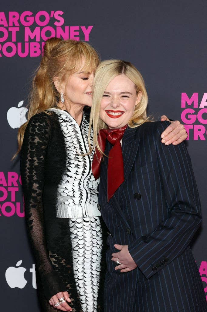 Николь и Элле Фаннинг посетили премьеру сериала «У Марго финансовые проблемы» на Apple TV