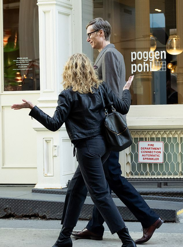 Кэмерон Диаз снимается в новой романтической комедии со Стивеном Мерчантом в Нью-Йорке