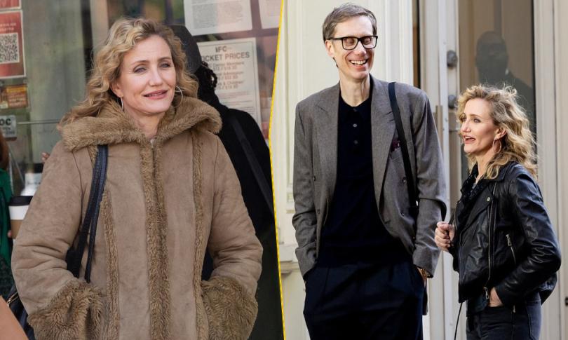 Кэмерон Диаз снимается в новой романтической комедии со Стивеном Мерчантом в Нью-Йорке