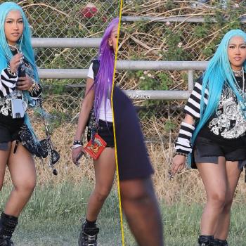 Норт Уэст появилась на Coachella в ярком готическом образе на фоне нового скандала вокруг Канье Уэста