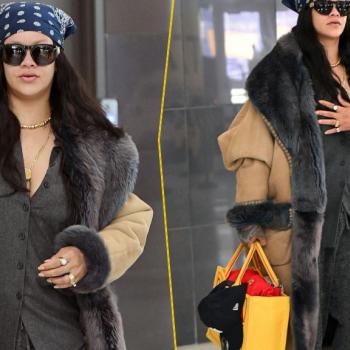 Рианна появилась в Нью-Йорке после тревожного инцидента у её дома