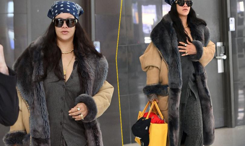 Рианна появилась в Нью-Йорке после тревожного инцидента у её дома