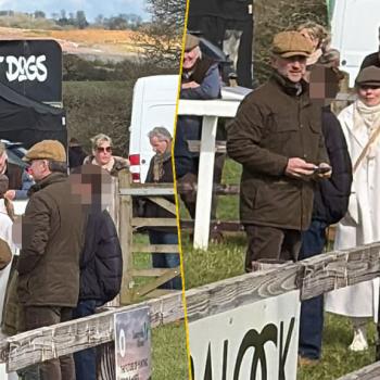 Джери Холливелл и Кристиан Хорнер вместе вышли в свет на скачках на фоне слухов о кризисе