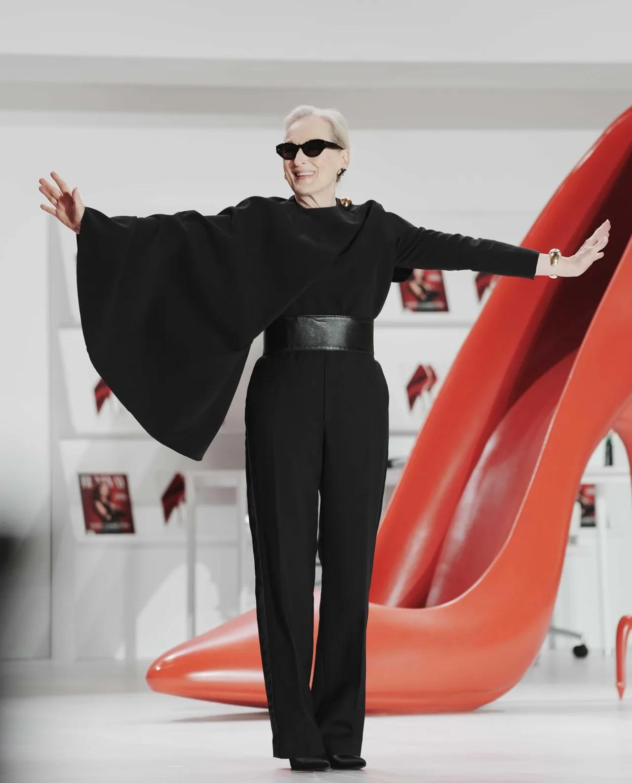 Мерил Стрип на показе фильма «Дьявол носит Prada 2» в Сеуле