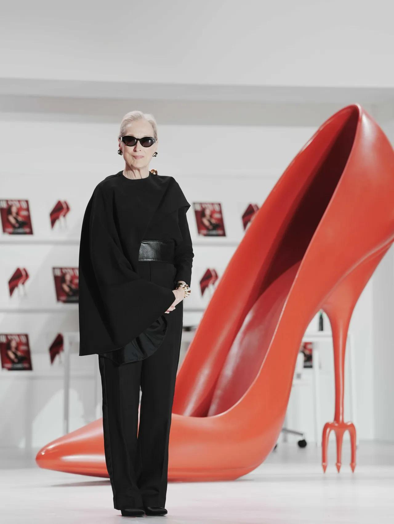 Мерил Стрип на показе фильма «Дьявол носит Prada 2» в Сеуле