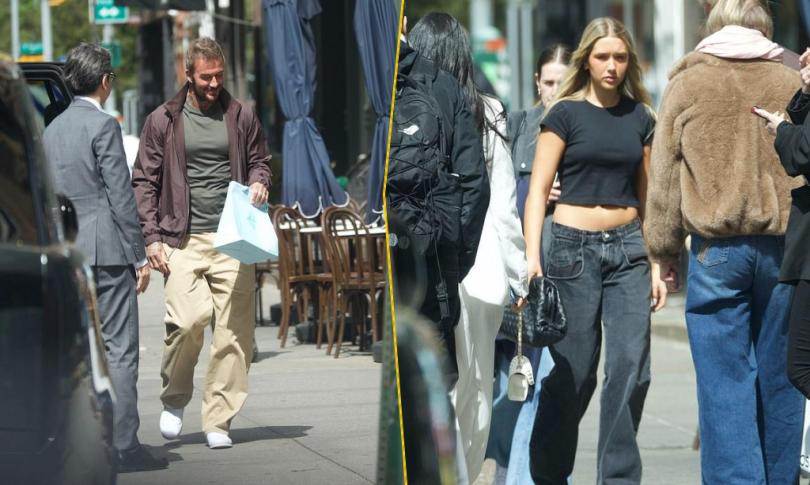 Дэвид Бекхэм провёл день с дочерью Харпер в Нью-Йорке