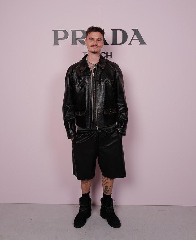Ромео Бекхэм появился на вечеринке Prada в Лондоне
