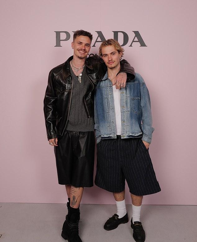 Ромео Бекхэм появился на вечеринке Prada в Лондоне