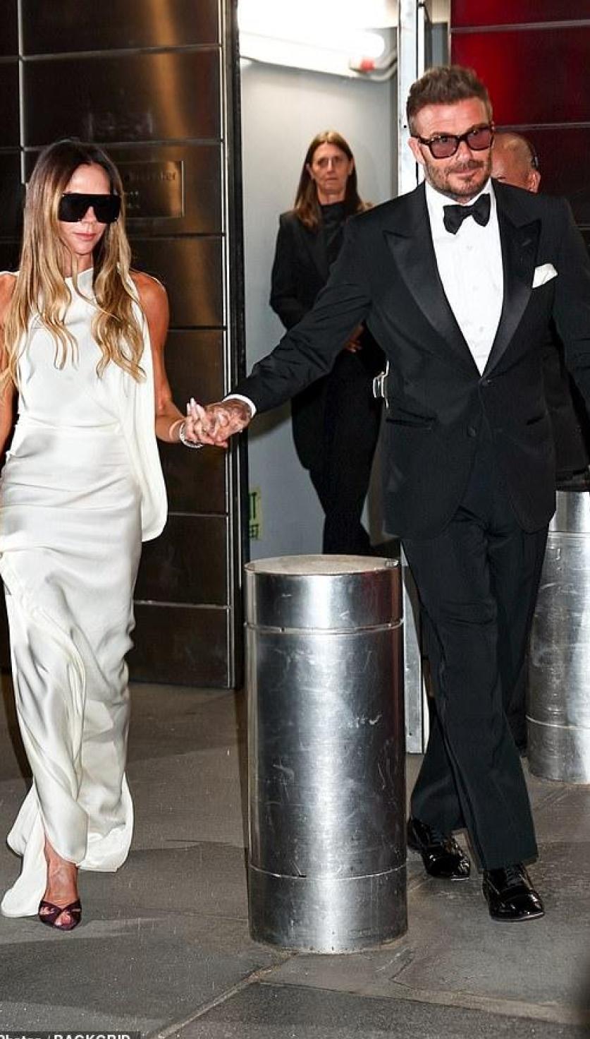 Виктория и Дэвид Бекхэм появились на гала-вечере TIME100 в Нью-Йорке