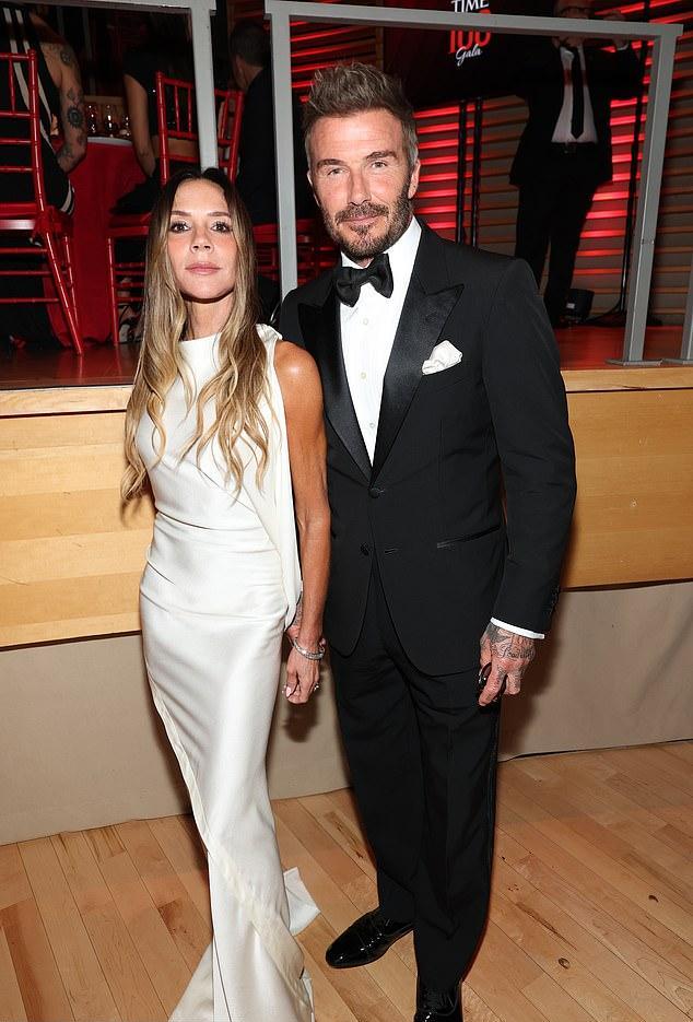 Виктория и Дэвид Бекхэм появились на гала-вечере TIME100 в Нью-Йорке