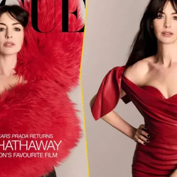 Энн Хэтэуэй на обложке Vogue Australia:пять образов и одна сильная история стиля