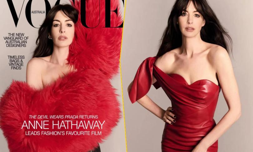 Энн Хэтэуэй стала героиней майского номера Vogue Australia 2026 года