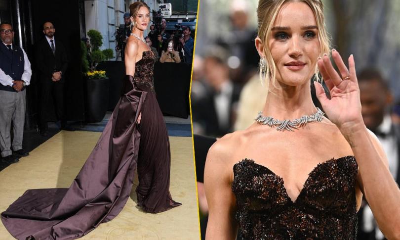 Рози Хантингтон-Уайтли вышла на Met Gala 2026 в эффектном платье Burberry Рози Хантингтон-Уайтли вышла на Met Gala 2026 в эффектном платье Burberry