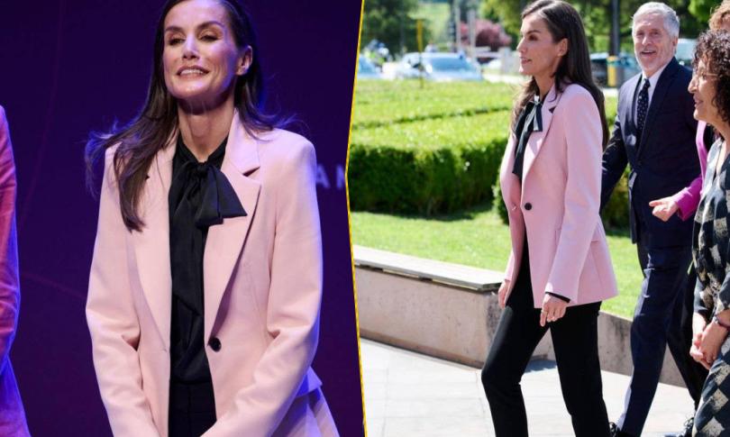 Королева Летиция примерила образ «Розовой леди» в блейзере Zara