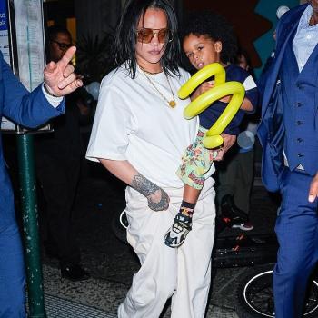 Рианна и A$AP Rocky отметили день рождения сына RZA в Нью-Йорке