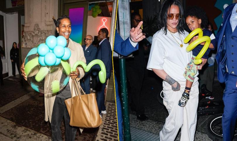 Рианна и A$AP Rocky отметили день рождения сына RZA в Нью-Йорке