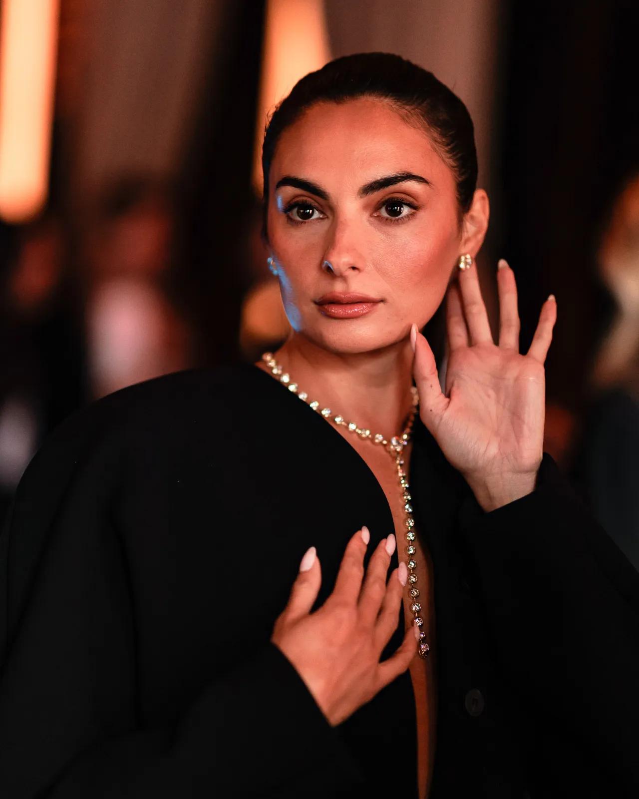 Пейдж ДеСорбо на презентации коллекции GABRIELLE в Нью-Йорке, май 2026 года Пейдж ДеСорбо на презентации коллекции GABRIELLE в Нью-Йорке, май 2026 года