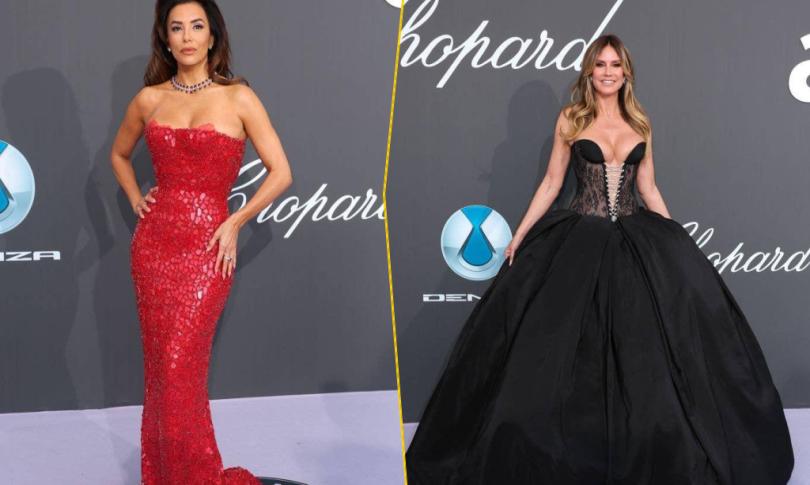 Хайди Клум и Ева Лонгория стали звездами стиля на amfAR в Каннах