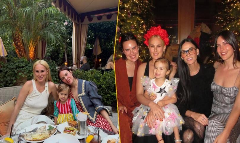 Дочери Деми Мур устроили семейный «девичник» в Chateau Marmont