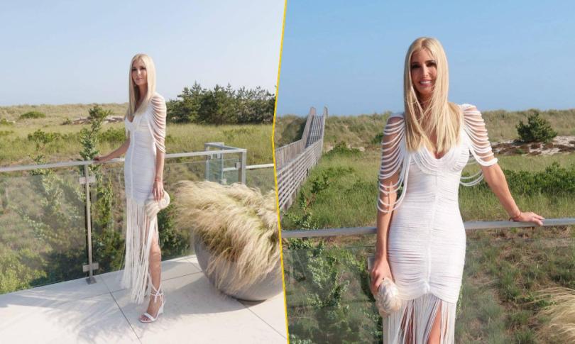Иванка Трамп появилась на White Party в белом платье без Джареда Кушнера Иванка Трамп появилась на White Party в белом платье без Джареда Кушнера